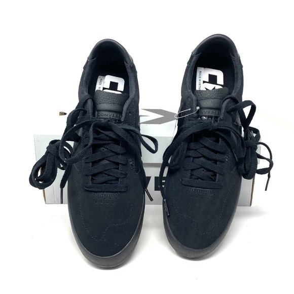 Converse Tennis Sneakers Men's Size 166019C Checkpoint Pro Ox Black Suede Low - Picture 3 of 11